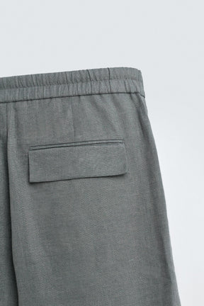 100% LINEN SUIT TROUSERS - Image 9
