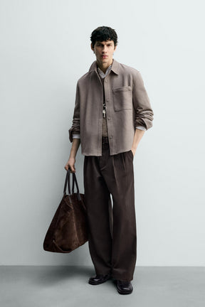 NON-IRON COMFORT OVERSHIRT - Image 1