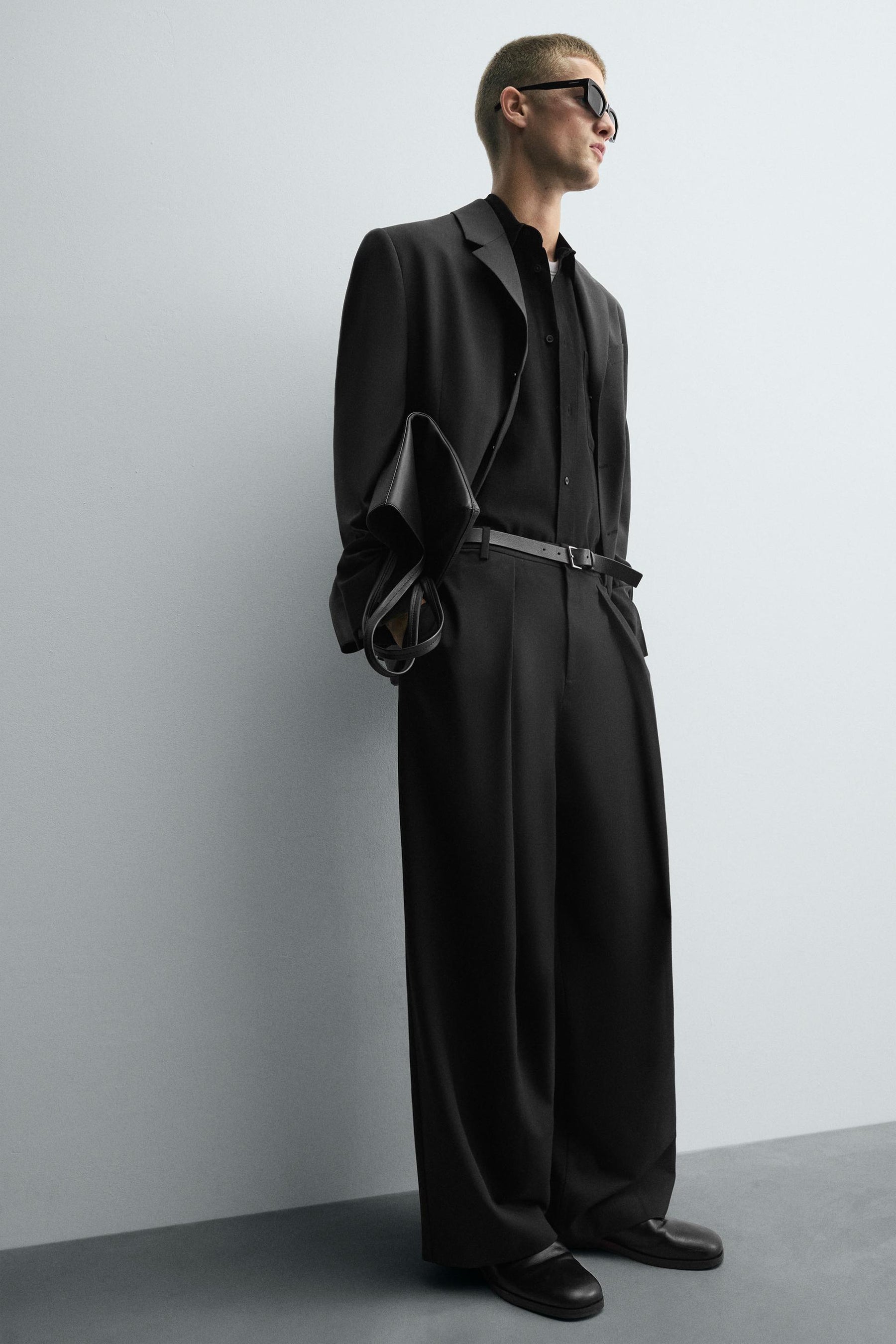 PINSTRIPE PLEATED TROUSERS - Image 6