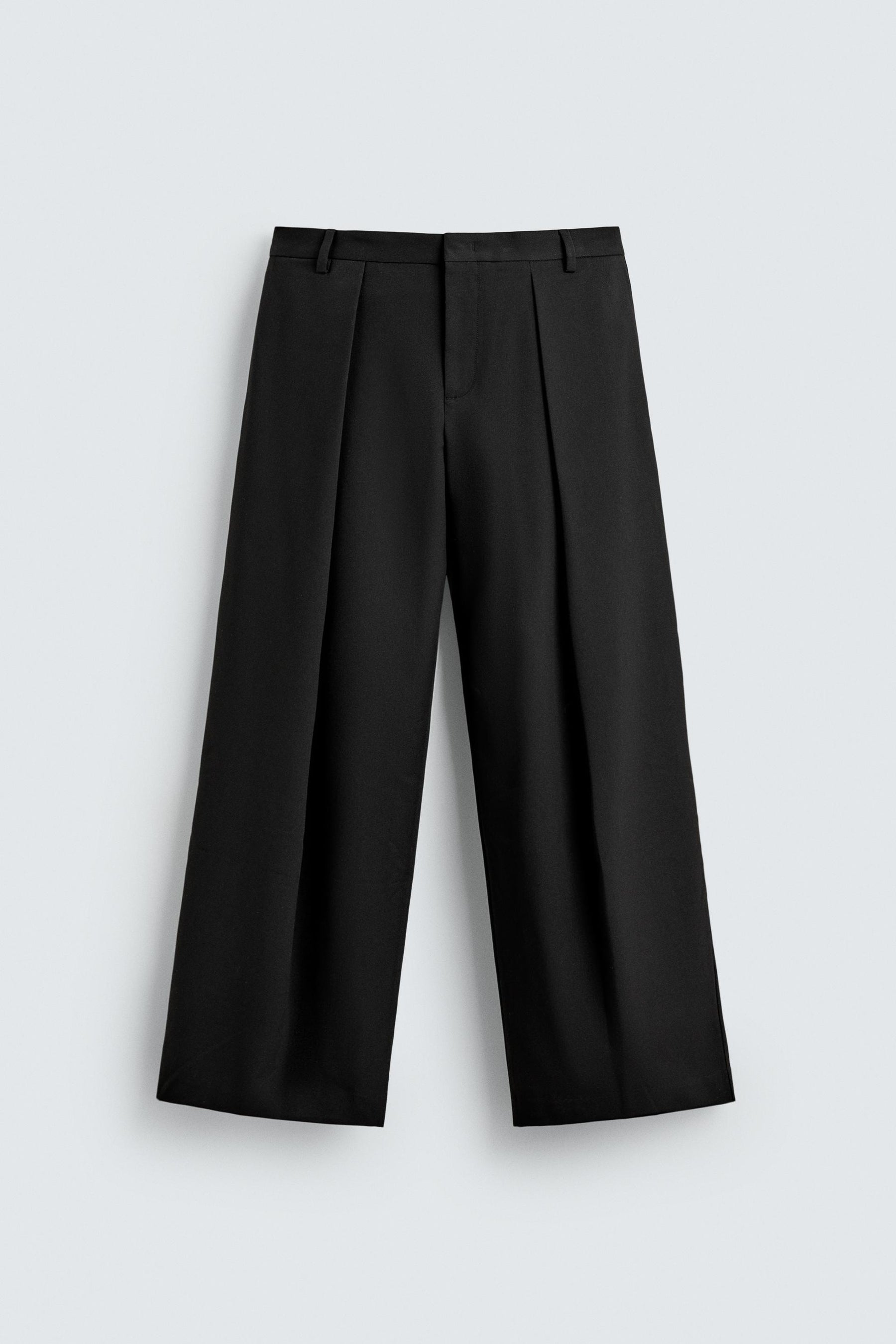 PINSTRIPE PLEATED TROUSERS - Image 8