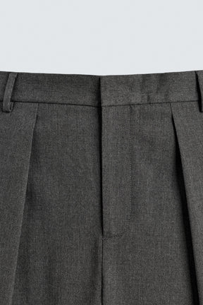 PINSTRIPE PLEATED TROUSERS - Image 9