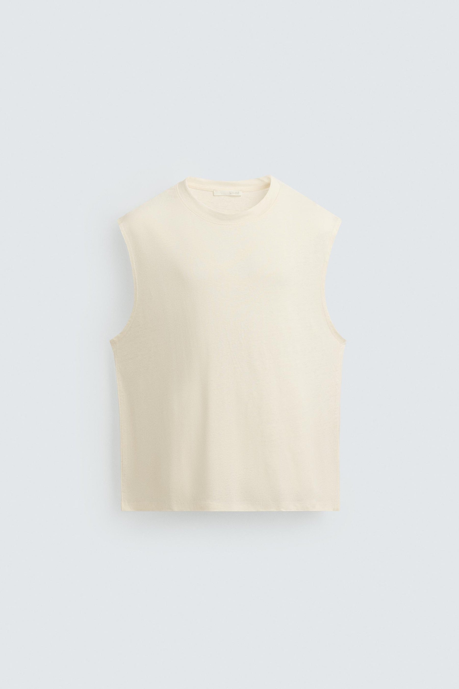 100% LINEN TANK T-SHIRT - Image 7