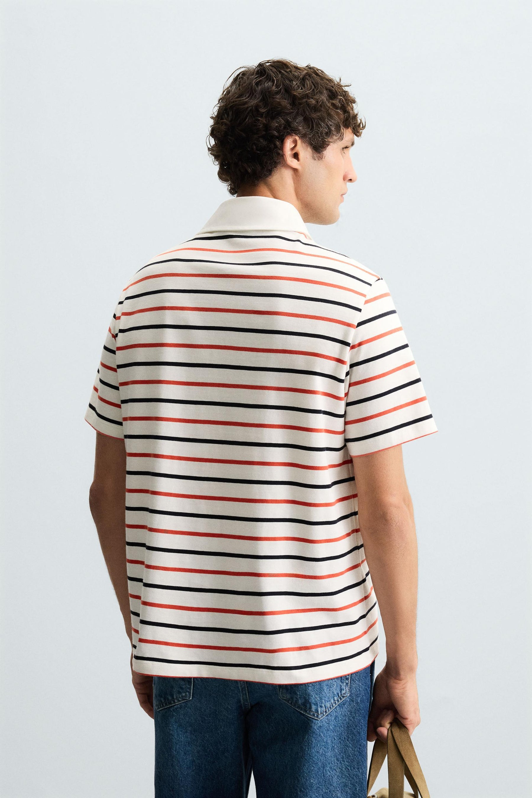 STRIPED POLO SHIRT - Image 3