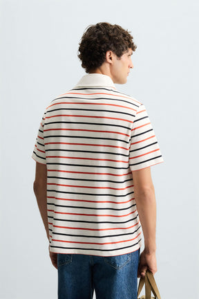 STRIPED POLO SHIRT - Image 3