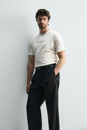 PRINTED TEXT T-SHIRT - Image 6