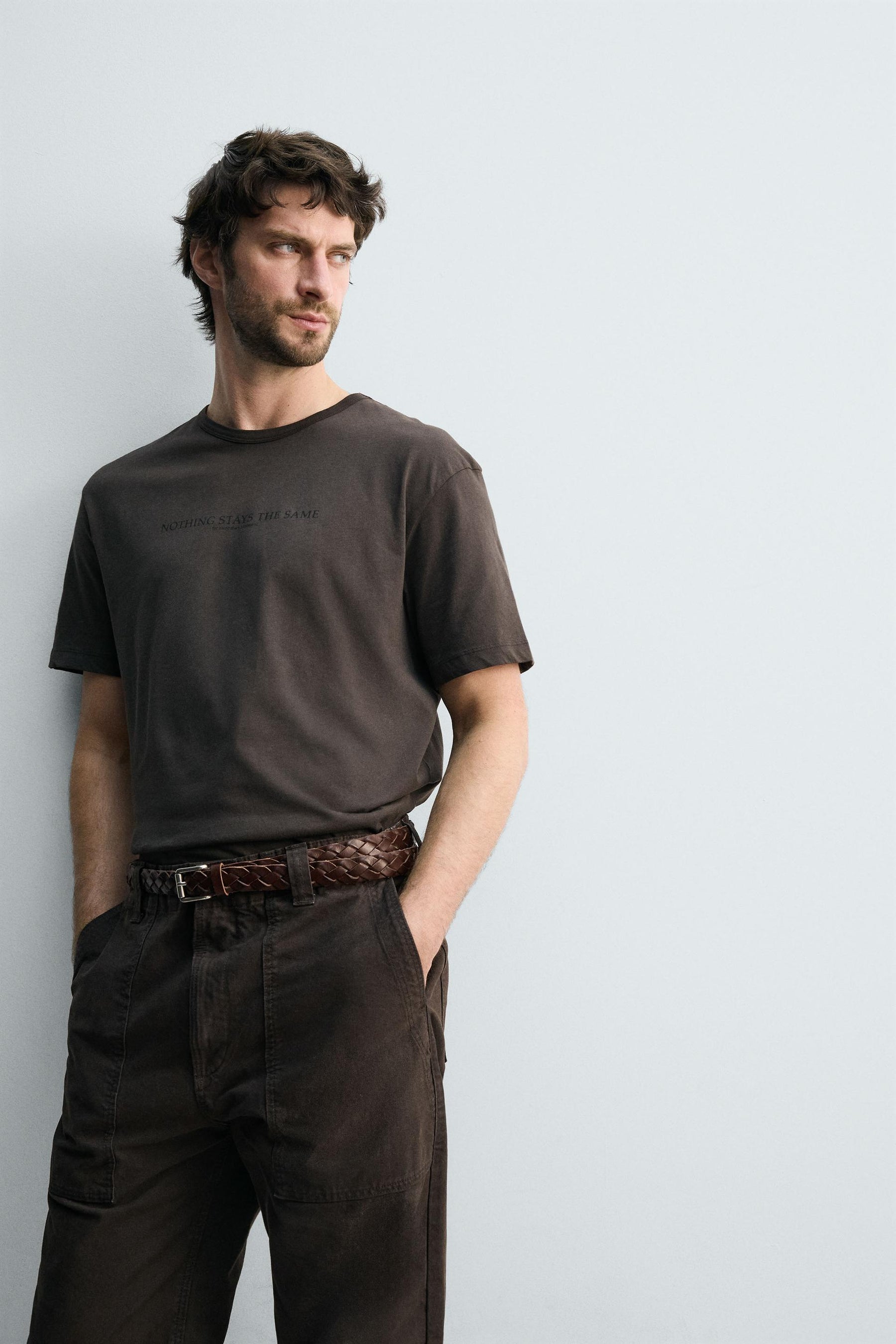 PRINTED SLOGAN T-SHIRT - Image 6