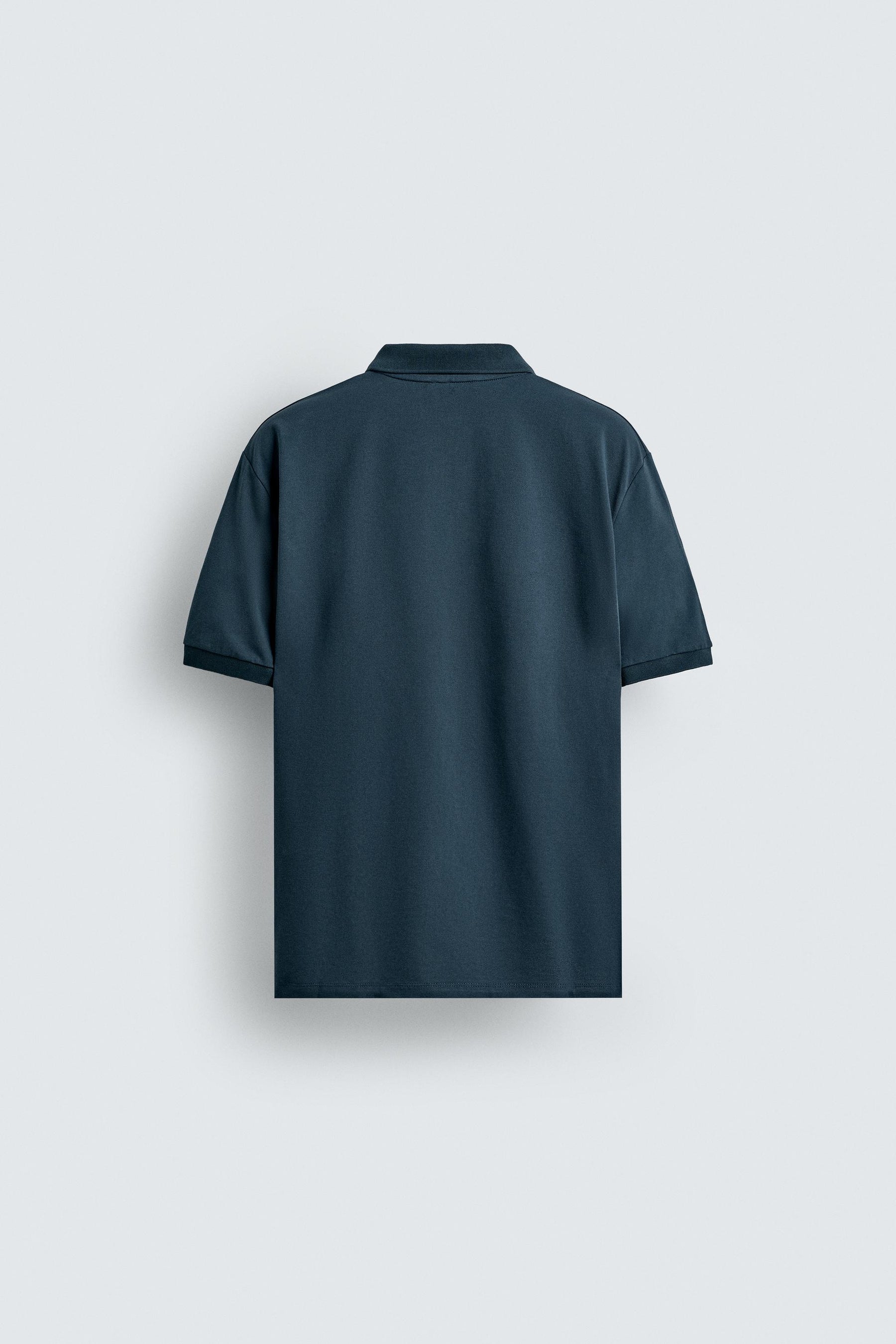 TEXTURED PIQUÉ POLO SHIRT - Image 6