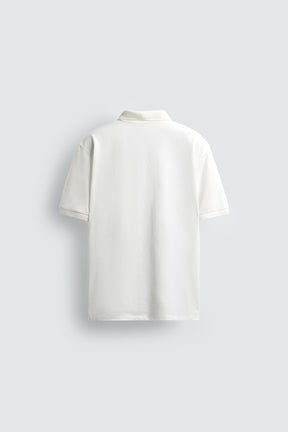 TEXTURED PIQUÉ POLO SHIRT - Image 7