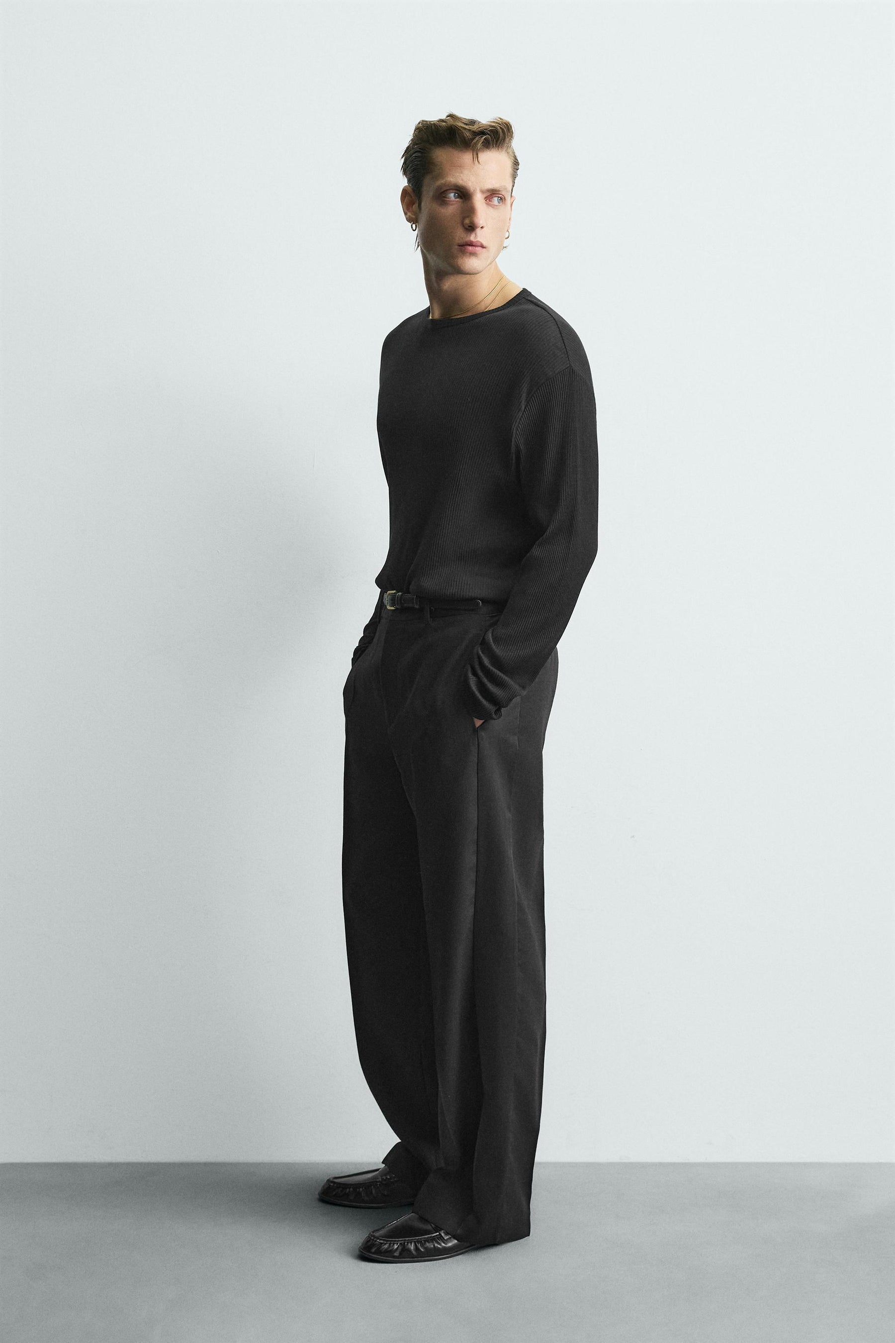 LIGHTWEIGHT LYOCELL - COTTON T-SHIRT - Image 4