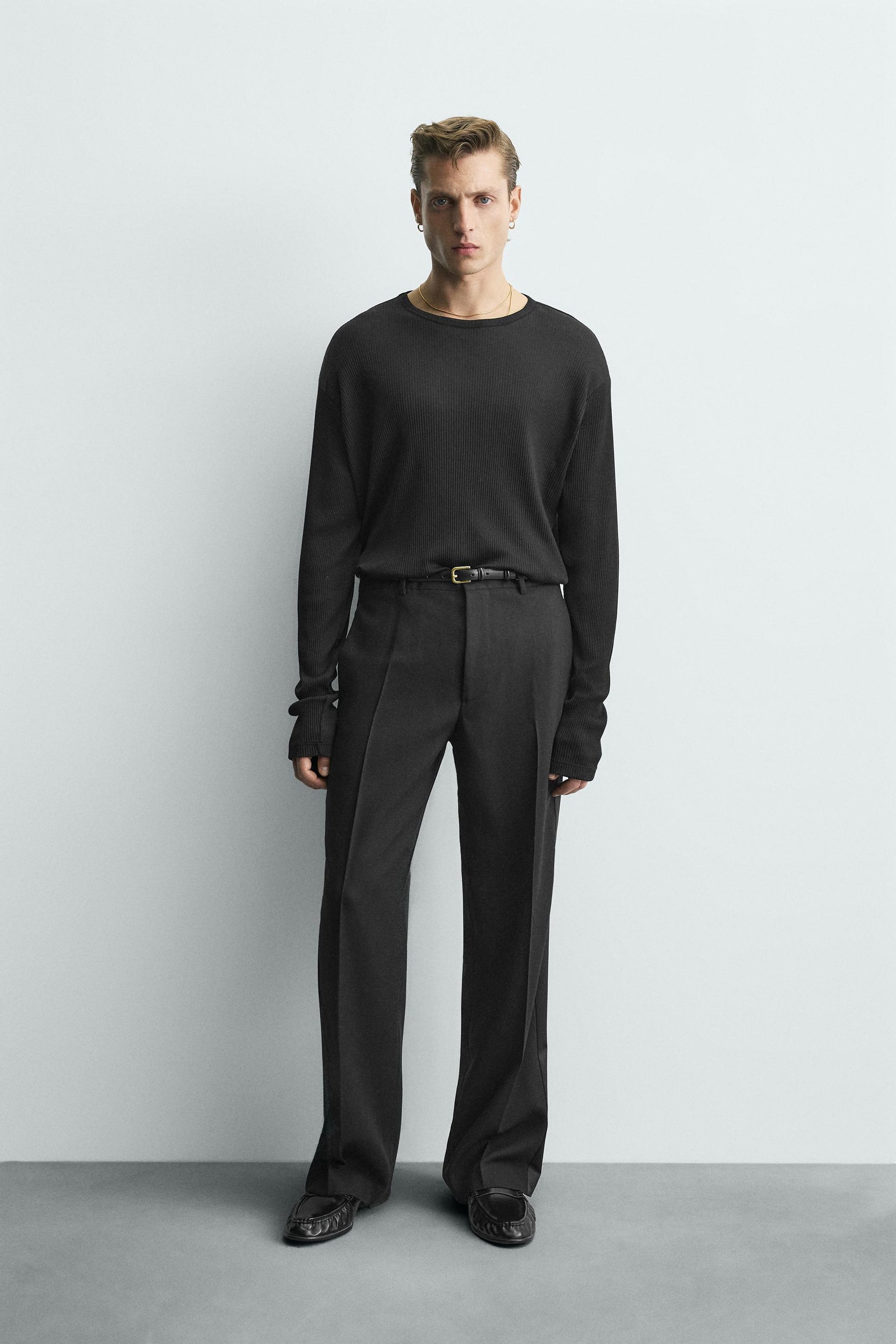 LIGHTWEIGHT LYOCELL - COTTON T-SHIRT - Image 1