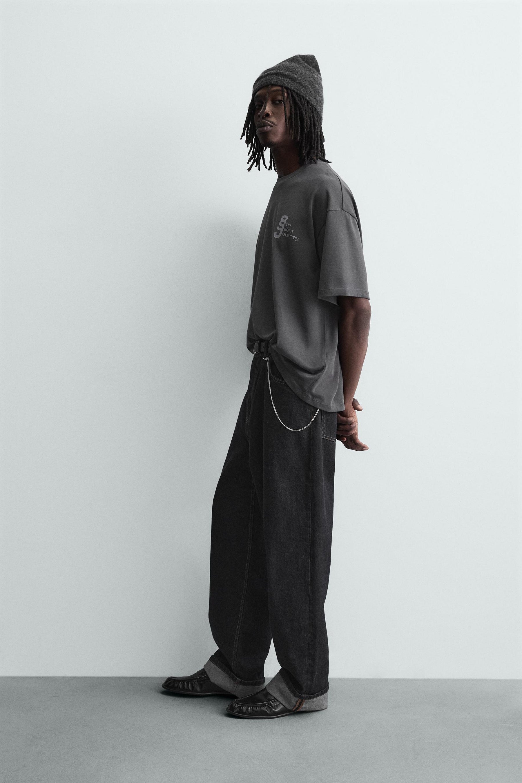 CONTRAST PRINT T-SHIRT - Image 4