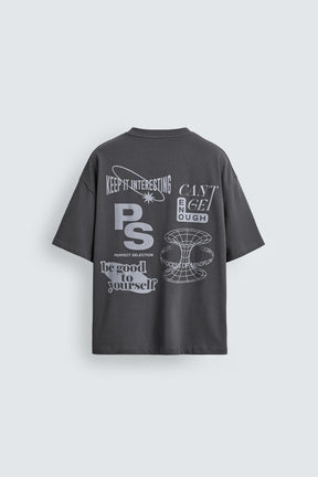 CONTRAST PRINT T-SHIRT - Image 8