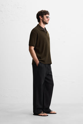 RIB POLO SHIRT - Image 4