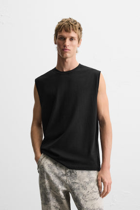 RELAXED FIT TANK T-SHIRT - Image 2
