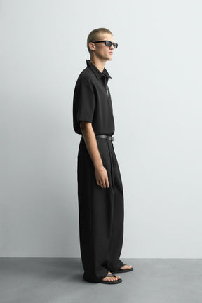 QUARTER ZIP POLO SHIRT - Image 4