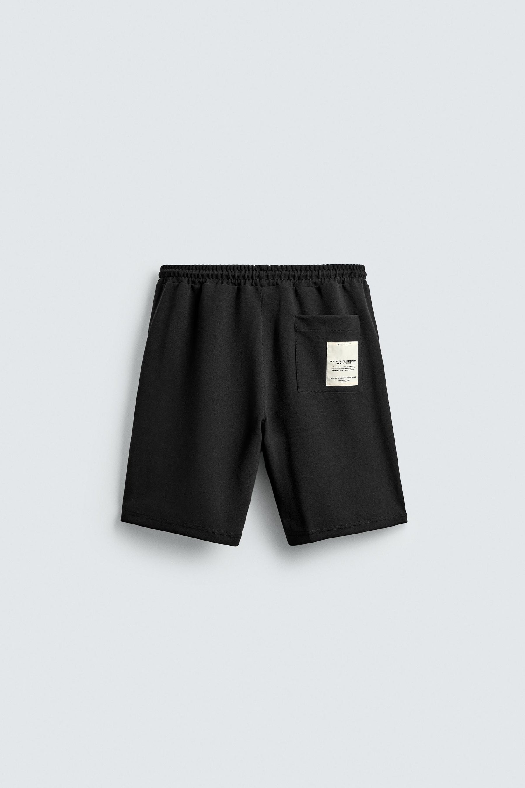 INTERLOCK BERMUDA SHORTS WITH LABEL - Image 8