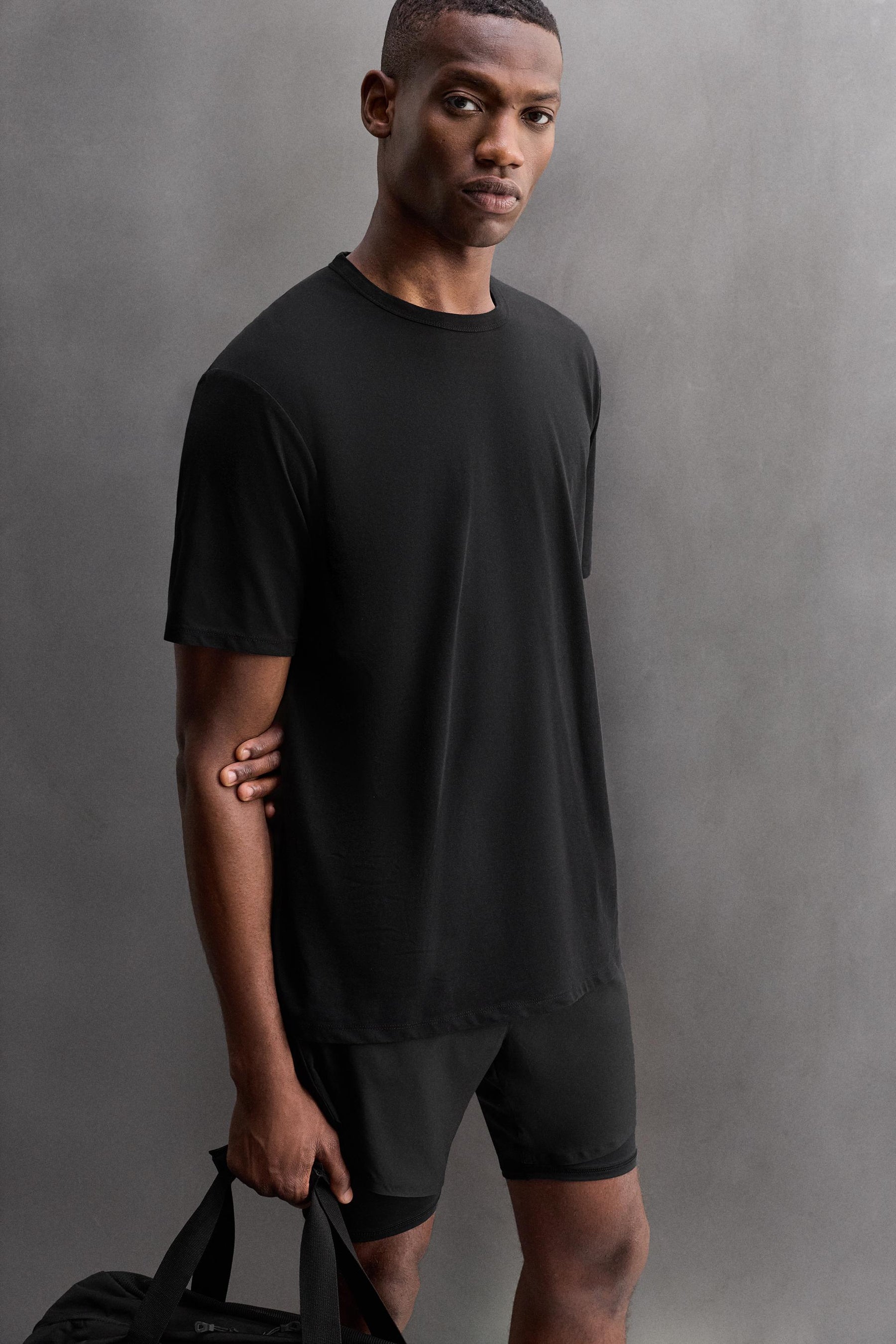 COTTON BLEND TECHNICAL T-SHIRT - Image 5