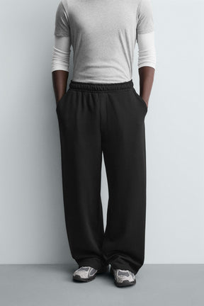 BASIC WIDE-LEG JOGGERS - Image 2