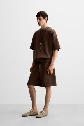 TECHNICAL INTERLOCK BERMUDA SHORTS - Image 4