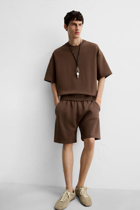 TECHNICAL INTERLOCK BERMUDA SHORTS - Image 5