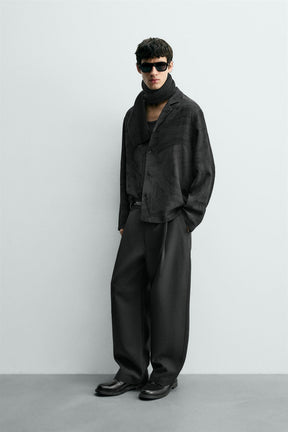 FLOWING JACQUARD SHIRT - Image 4