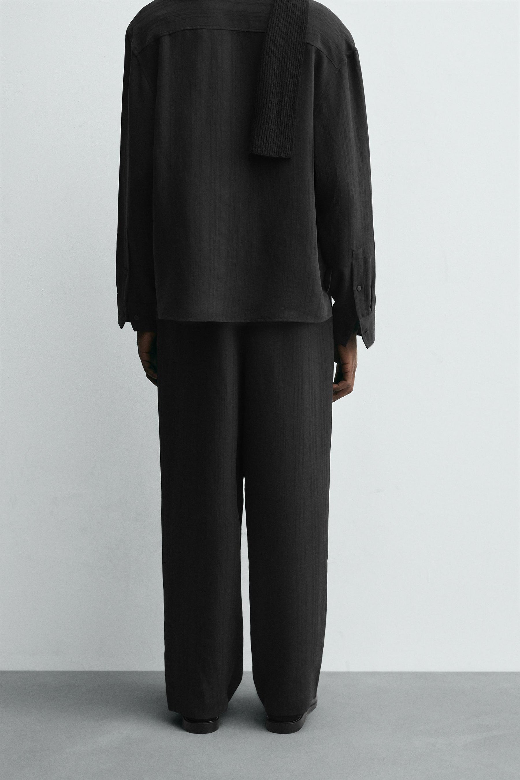 STRIPED JACQUARD TROUSERS - Image 3