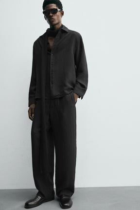 STRIPED JACQUARD TROUSERS - Image 5