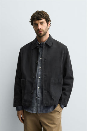 LIGHTWEIGHT TWILL JACKET - Image 2