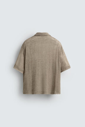 TEXTURED KNIT SHIRT - Image 7