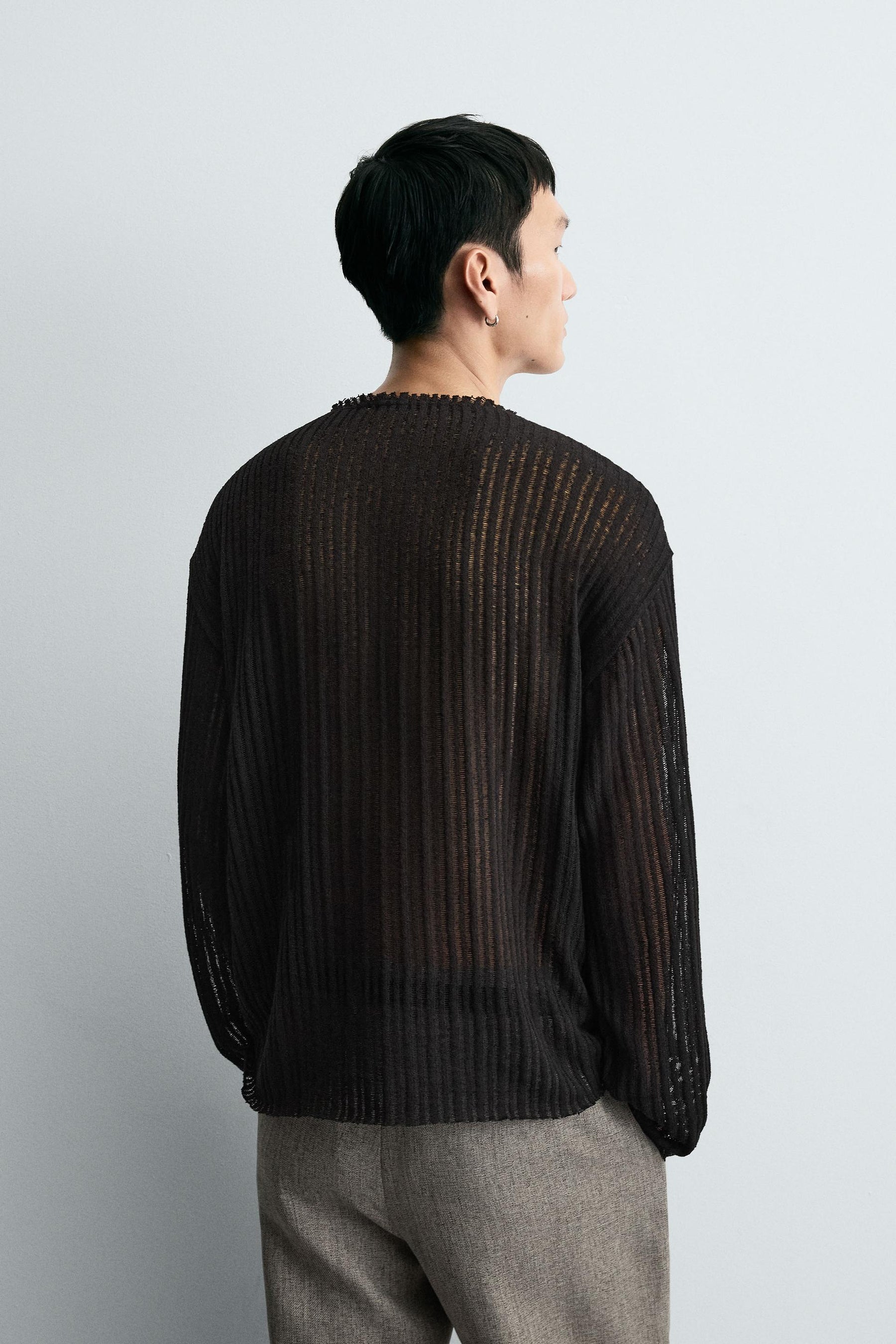 OPEN KNIT SWEATER - Image 3