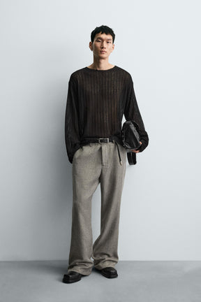 OPEN KNIT SWEATER - Image 1