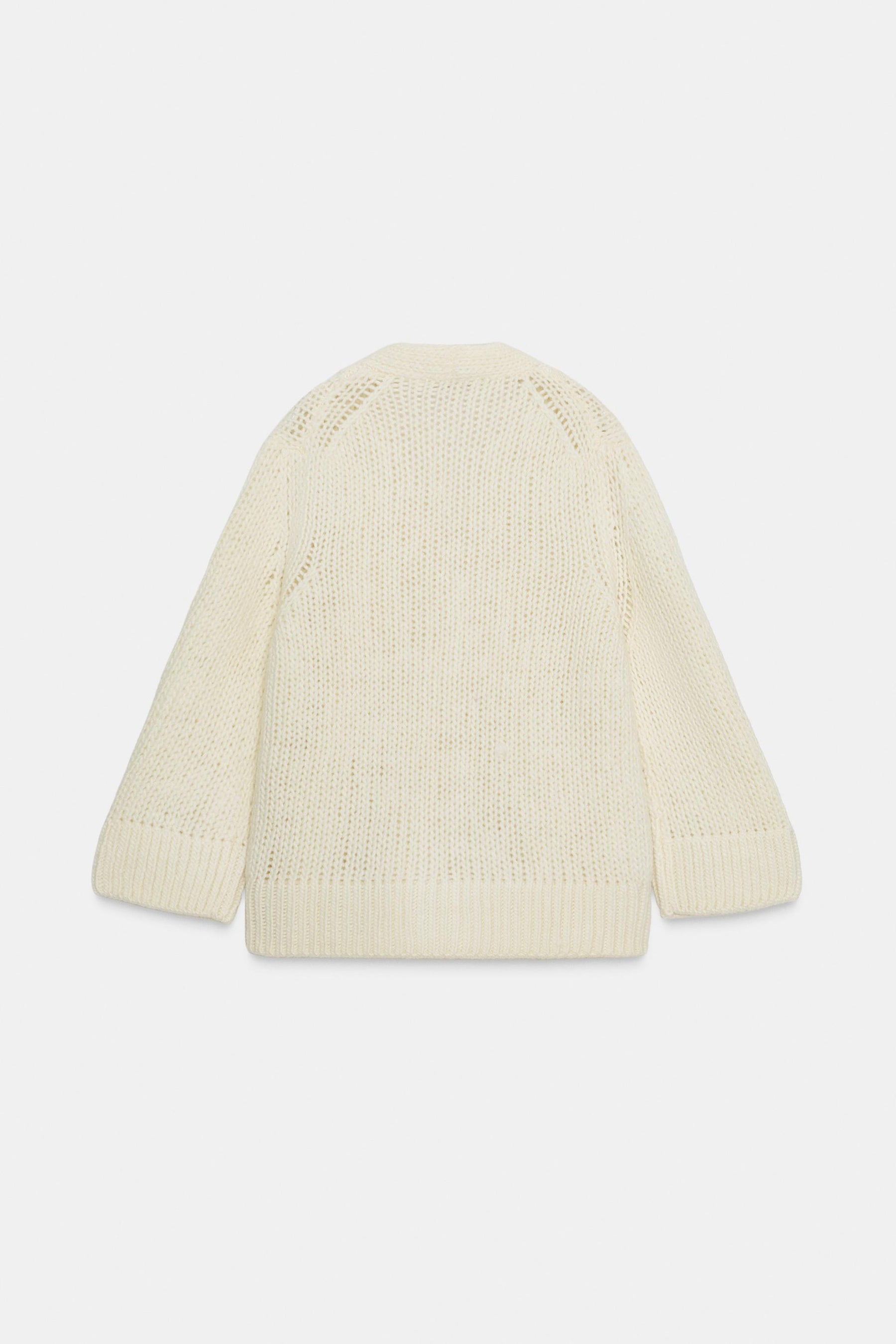 100% WOOL V-NECK CARDIGAN - Image 6