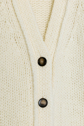 WOOL V-NECK CARDIGAN