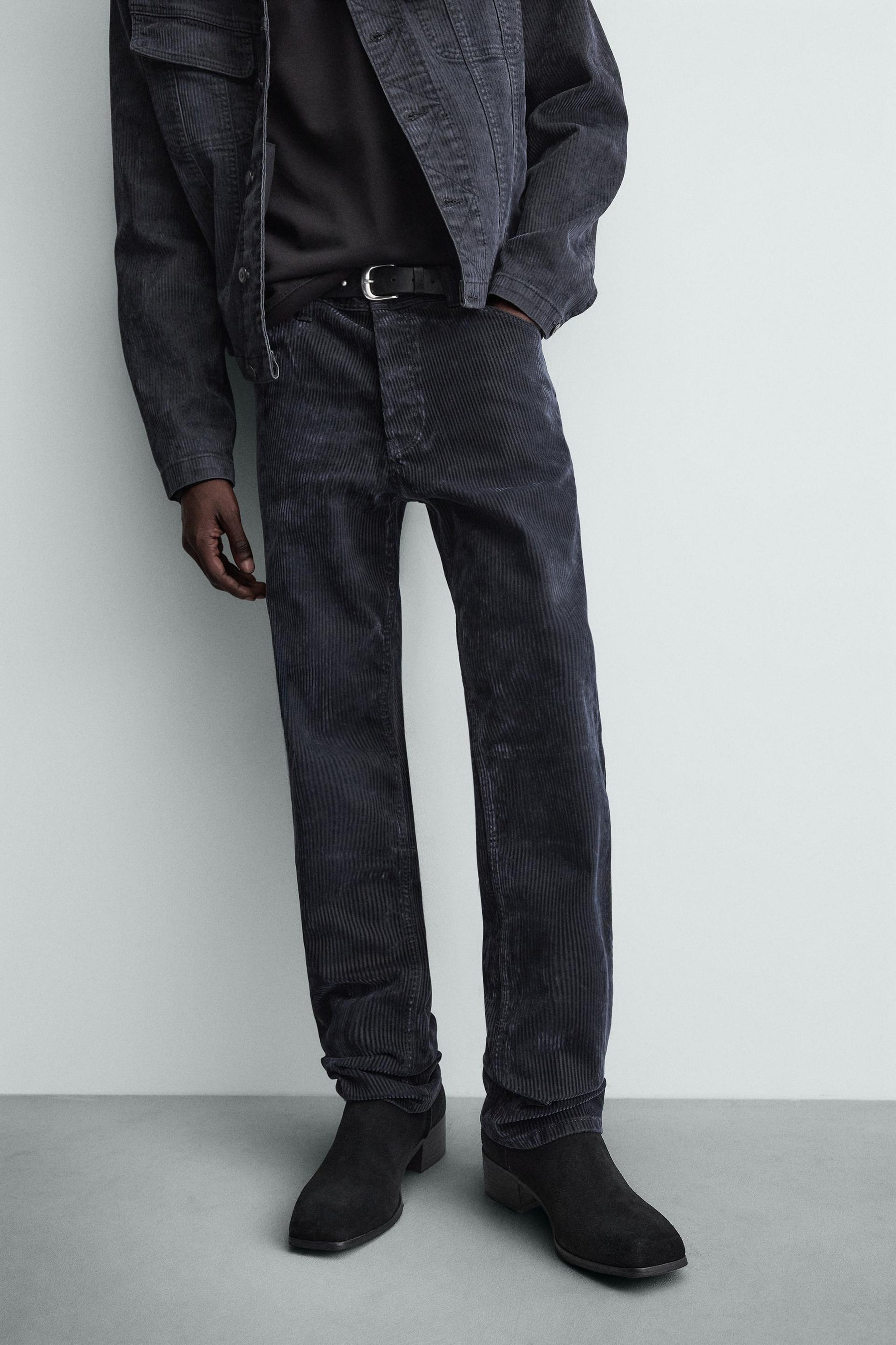 STRAIGHT-LEG CORDUROY TROUSERS - Image 5