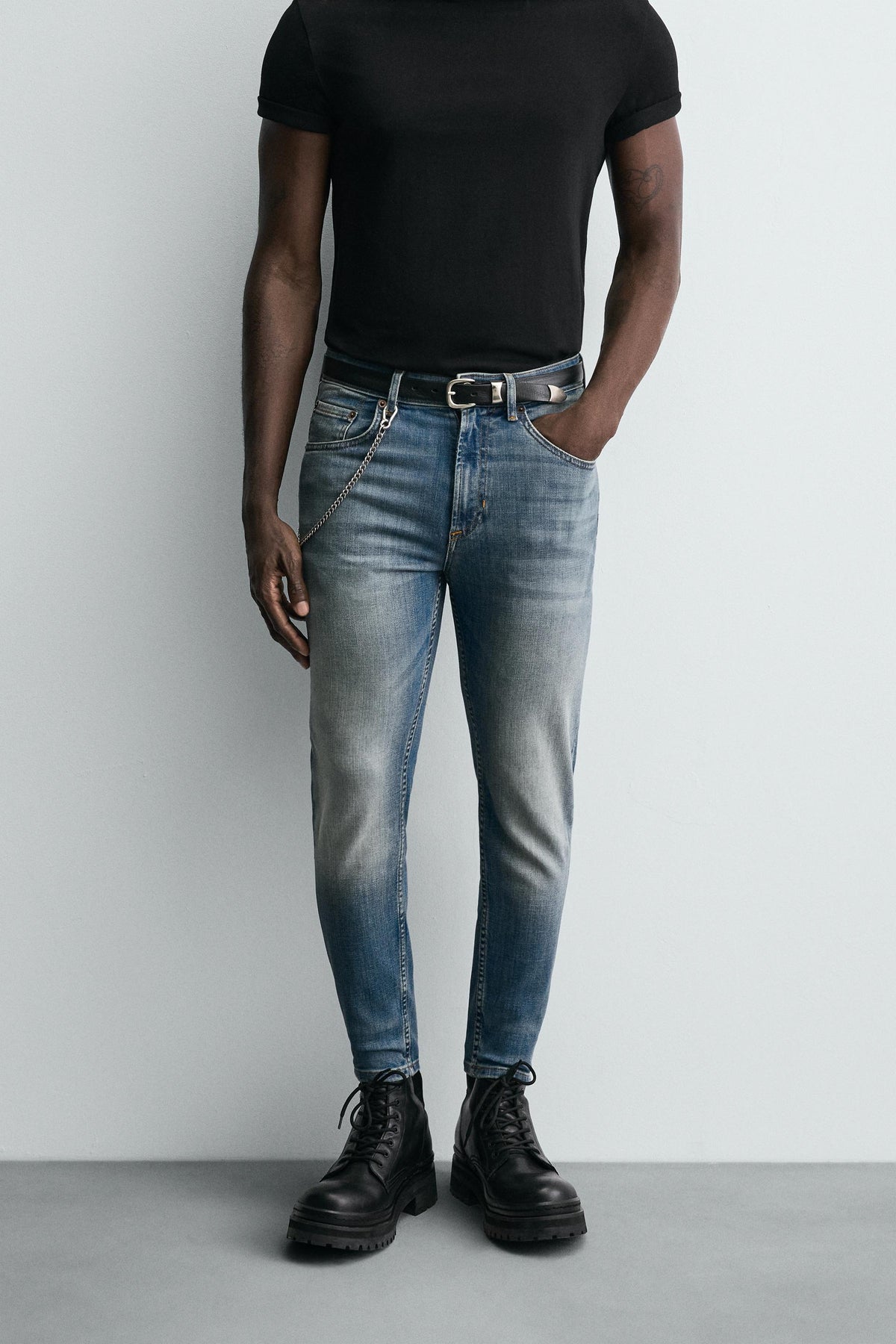 SKINNY CROPPED FIT JEANS - Image 2