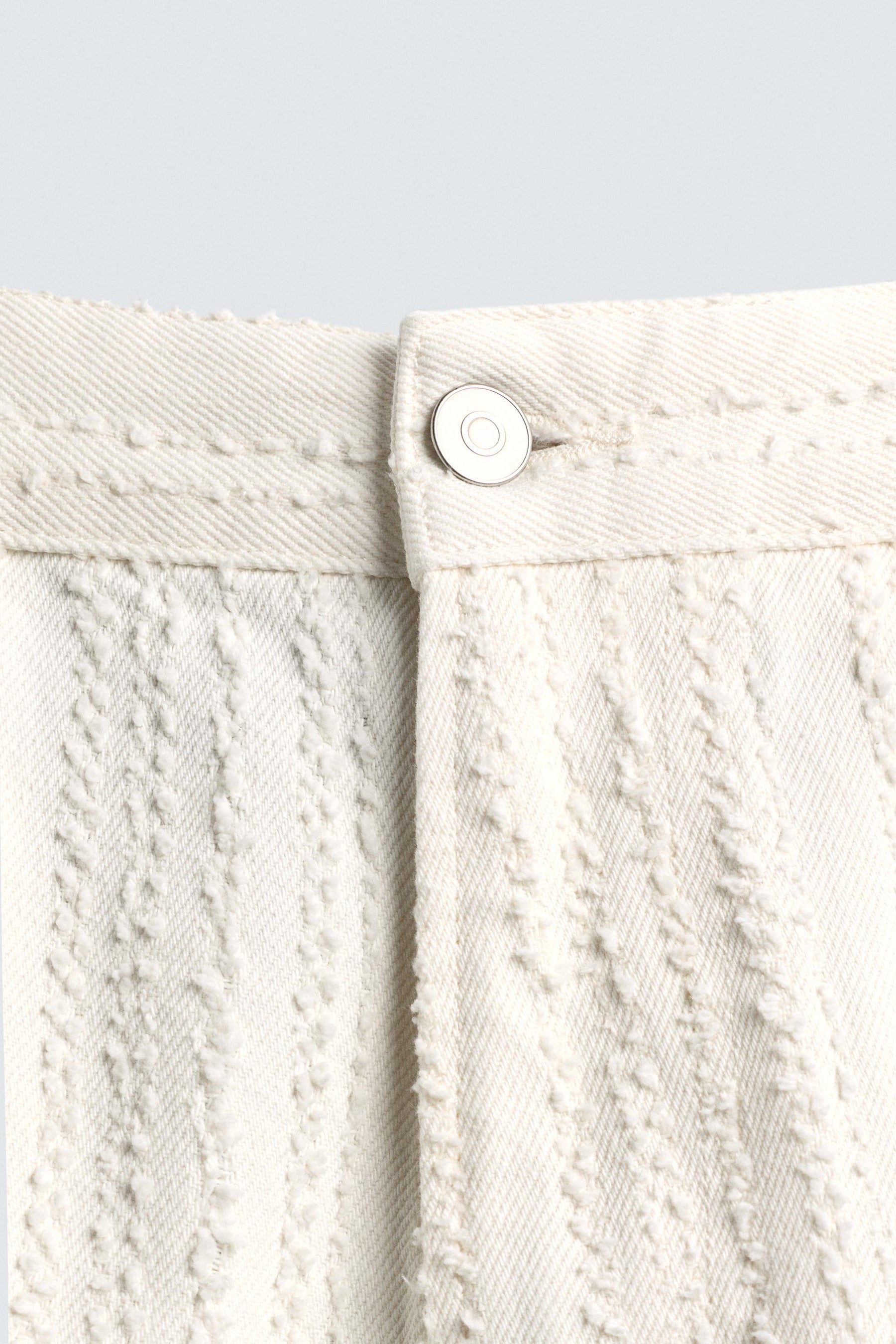 TEXTURED STRIPED JEANS - Image 10