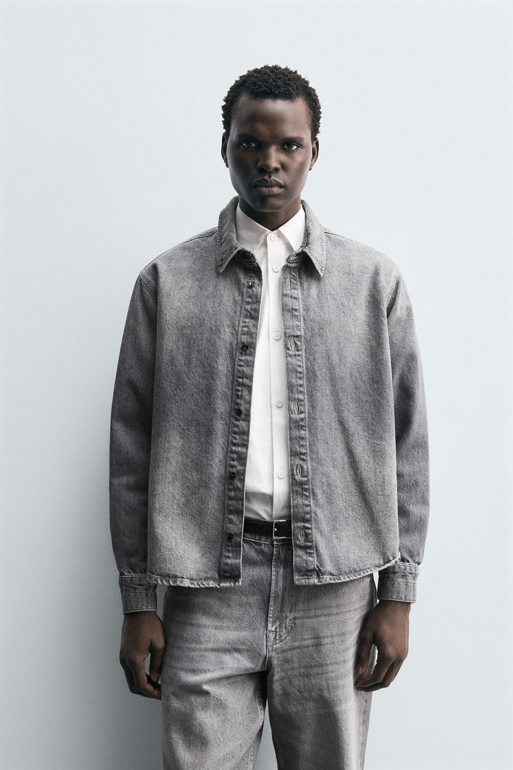 WASHED DENIM SHIRT - Image 2