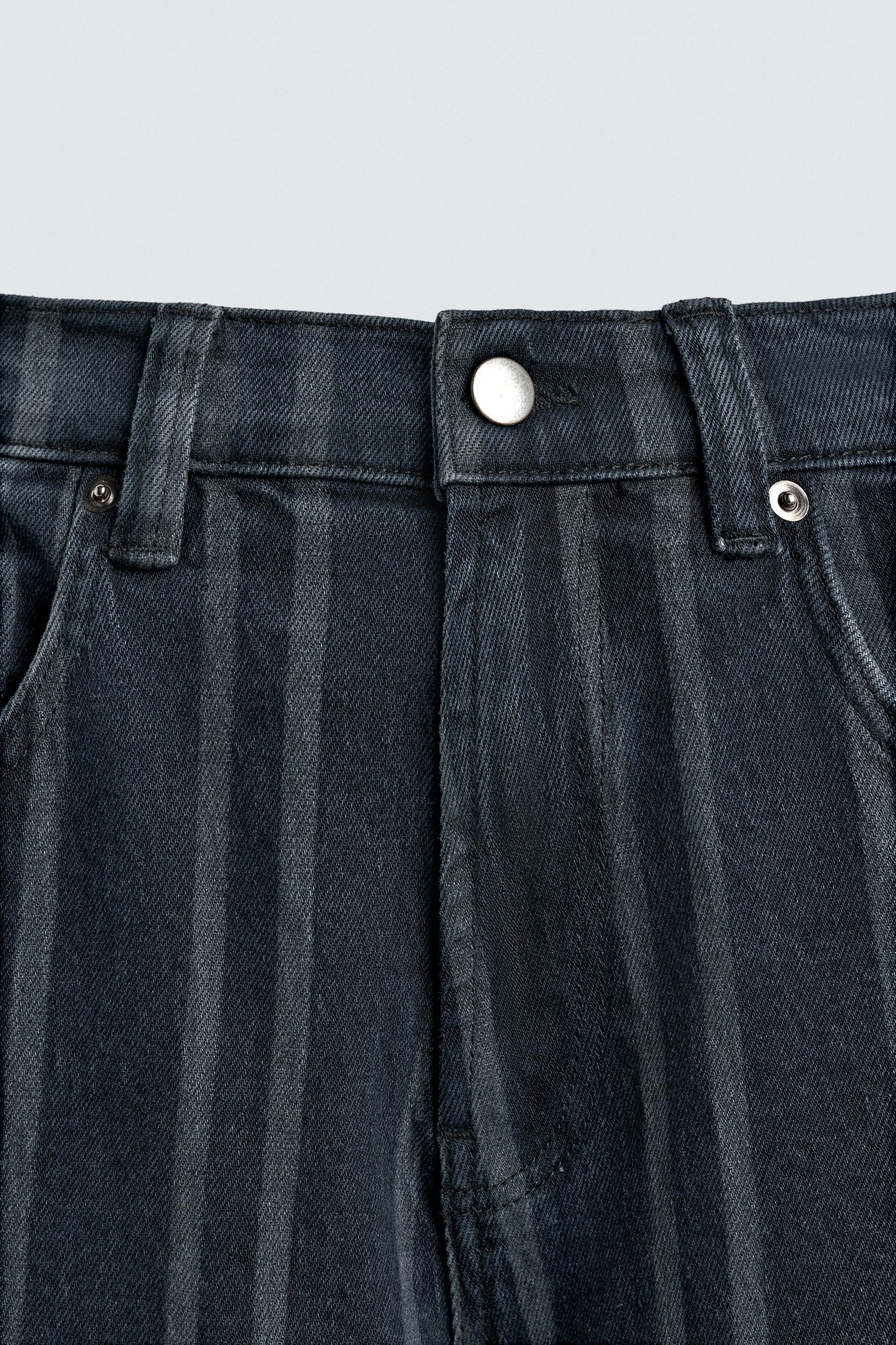 RELAXED FIT STRIPED JEANS - Image 9