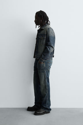 CROPPED FIT DENIM JACKET - Image 4