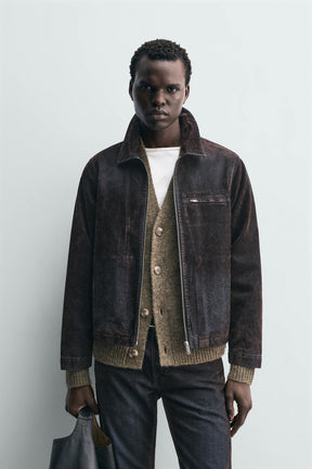 FLOCKED VELVET JACKET - Image 2