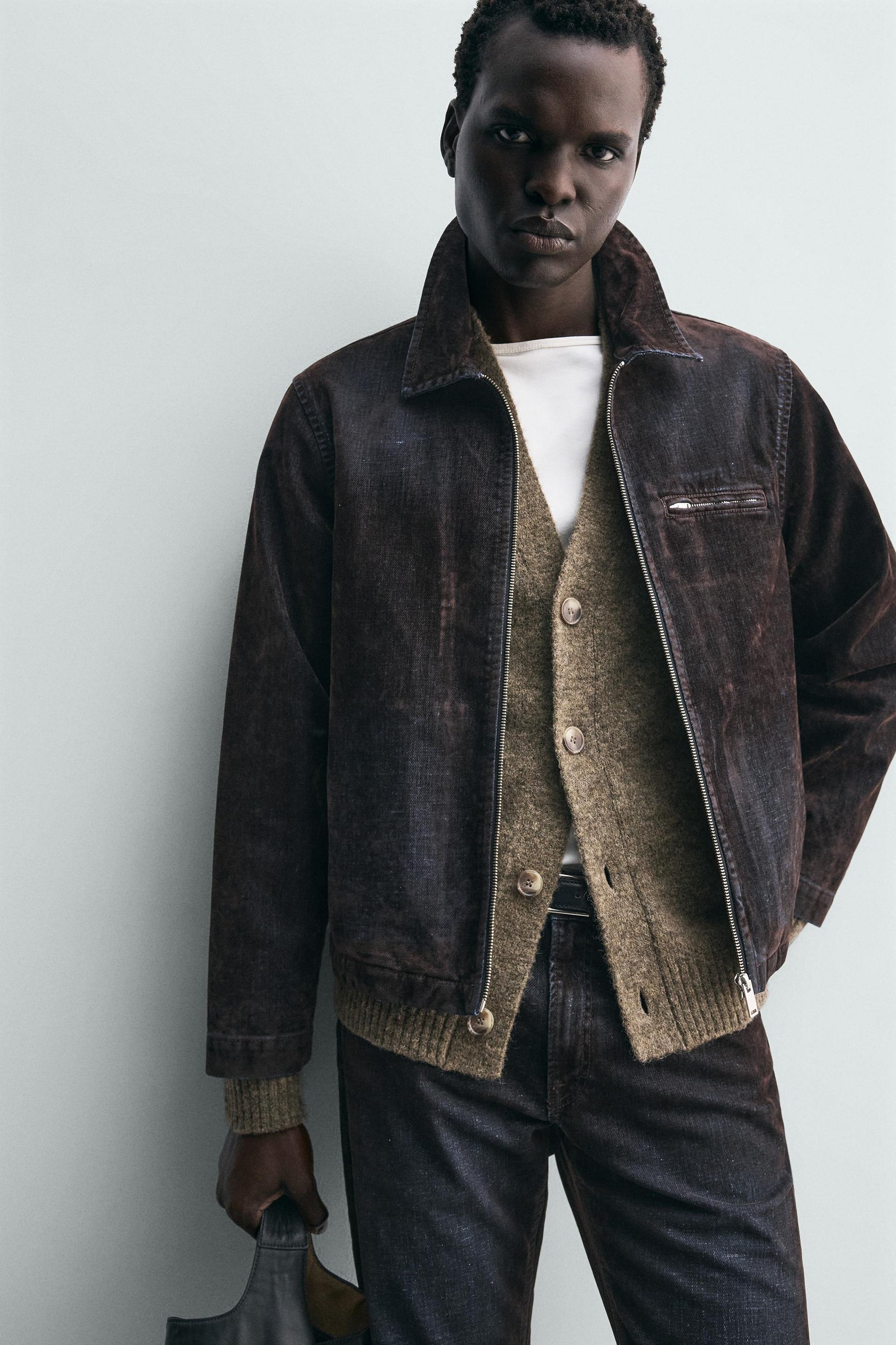 FLOCKED VELVET JACKET - Image 5