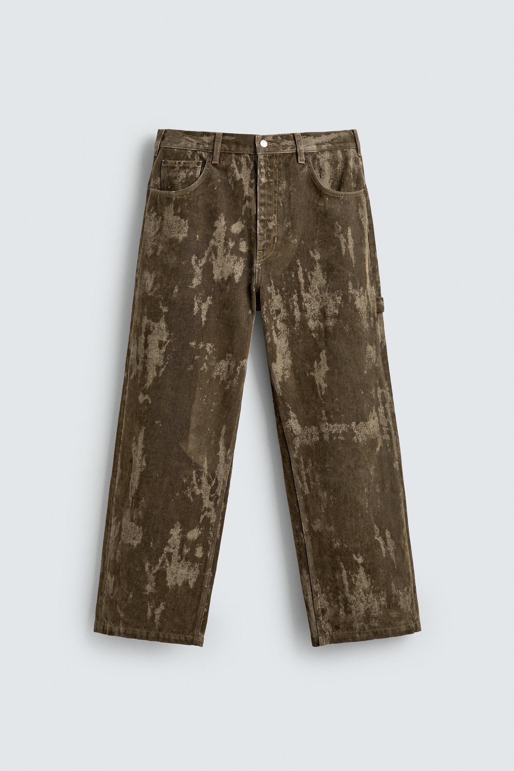 FLOCKED BAGGY-FIT JEANS - Image 7