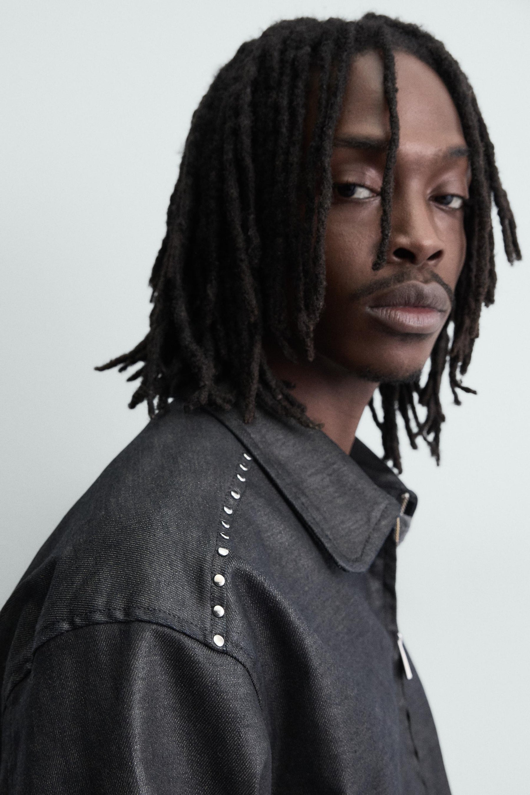 BOXY FIT STUDDED JACKET - Image 5