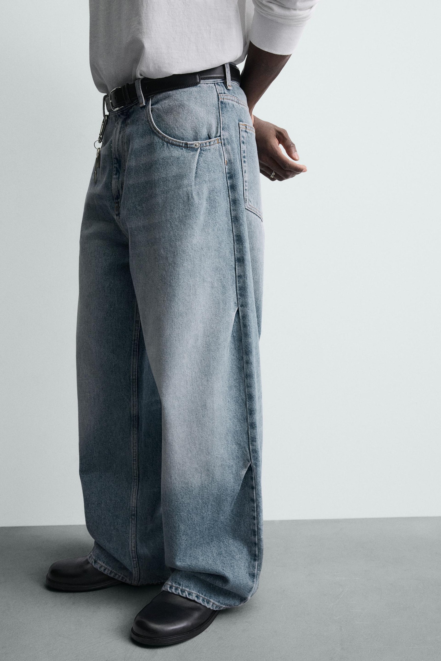Balloon Pleat Jeans