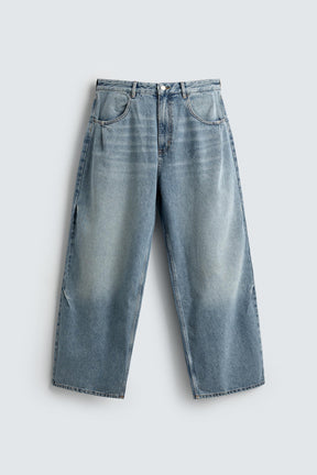 Balloon Pleat Jeans
