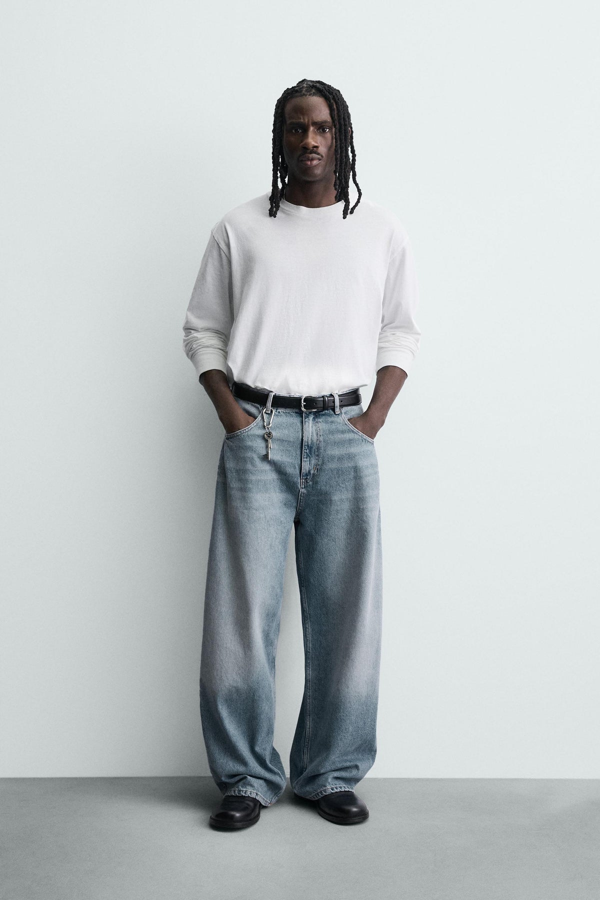 Balloon Pleat Jeans
