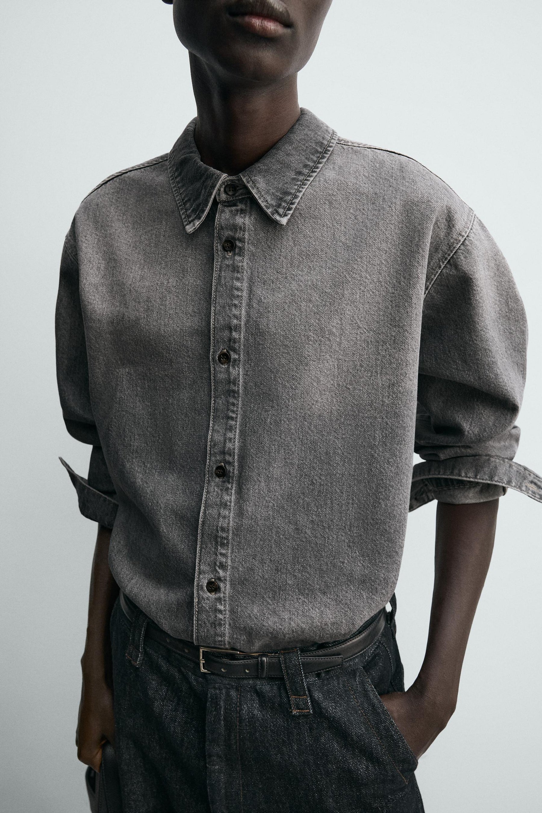 Washed Denim Shirt