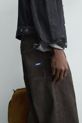 Striped Relaxed Trousers