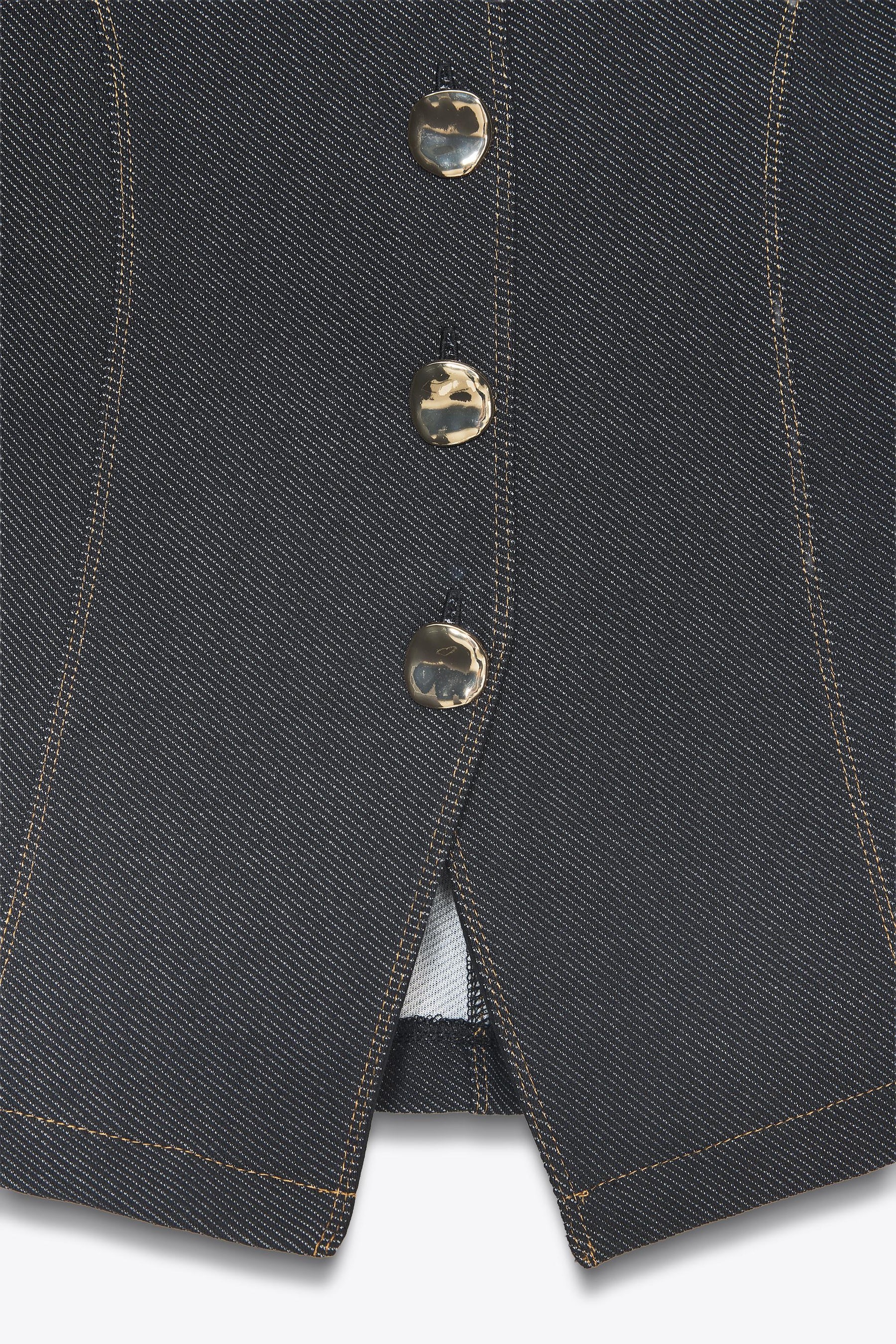 Buttoned Waistcoat Top