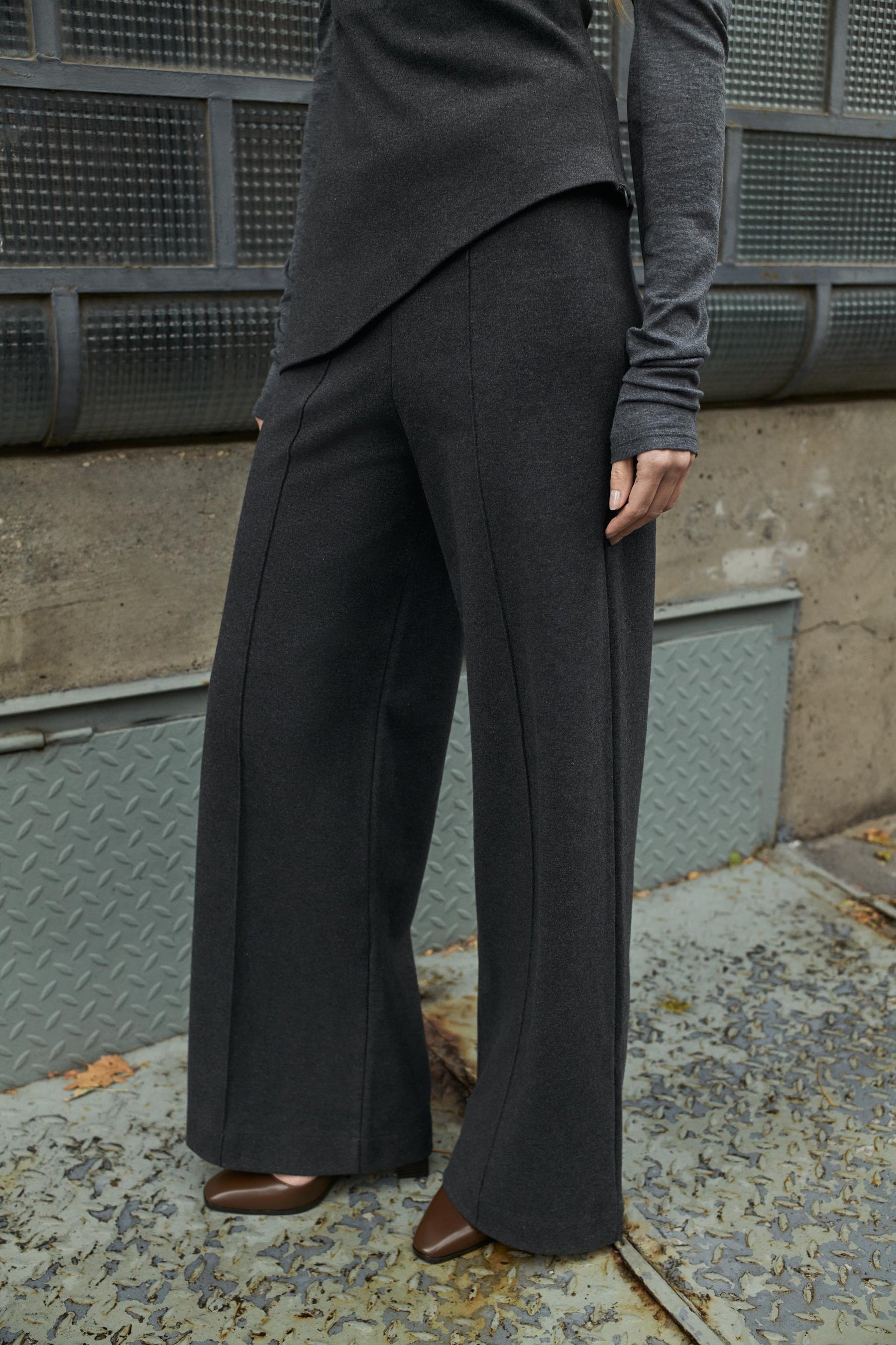 Straight-Leg Trousers